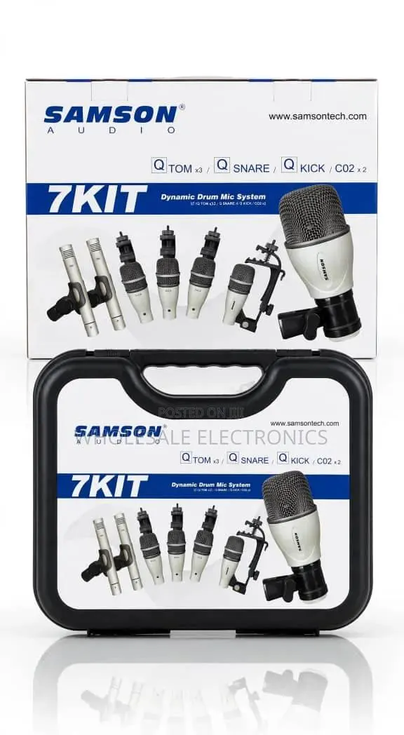 Samson 7KIT 7-Piece Dynamic Drum Microphone Set · Photo 1