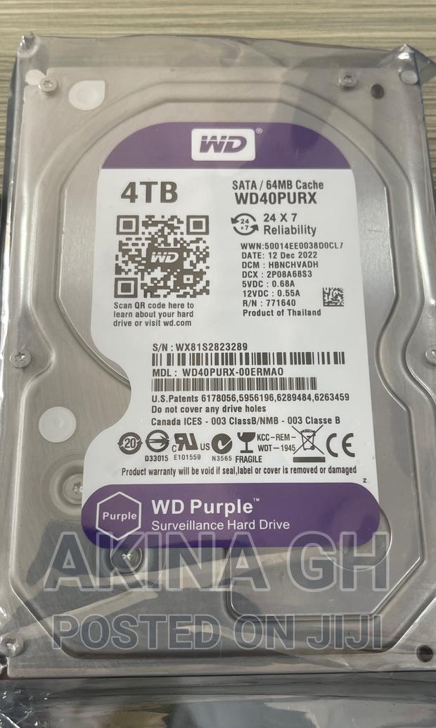 Wd 4tb Surveillance HDD · Photo 1