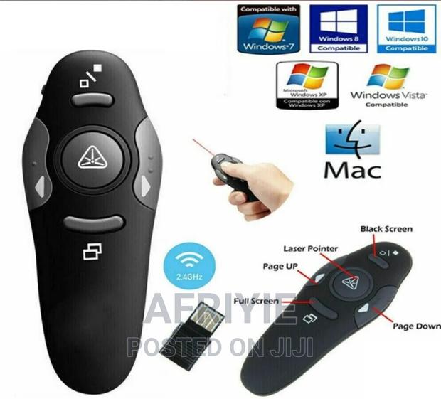 Wireless USB Presenter With Laser Pointer - Black · Photo 1