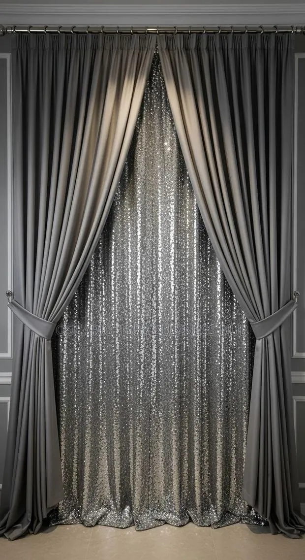 Chic Crest Modern Custom Design Window Curtain · Photo 1
