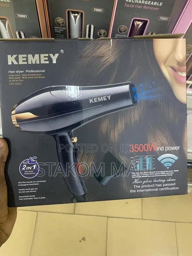 Kemey Hair Dryer 2 In 1 · Photo 1