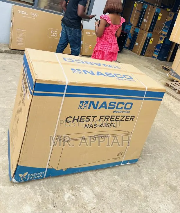 Check Out Classic Nasco Single Door Chest Freezer(Nas475fl)400L,Black. · Photo 1
