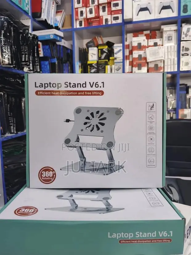360 Laptop Stand With Fan · Photo 1