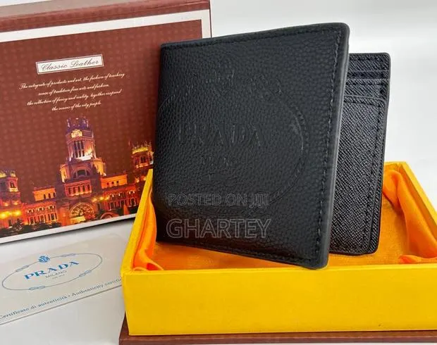 Prada Quality Soft Leather Pocket Wallet for Men · Photo 1