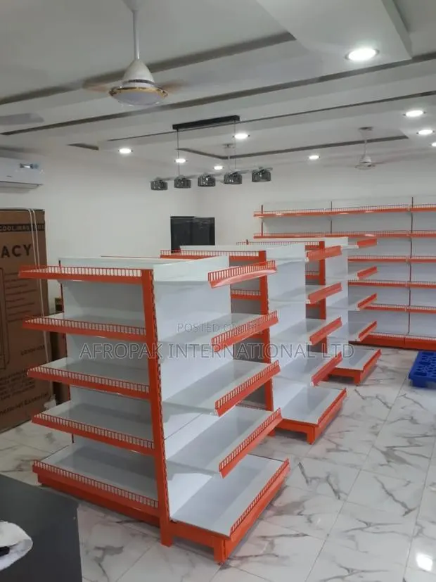 Full Supermarket Shelves Heavy Duty Metal