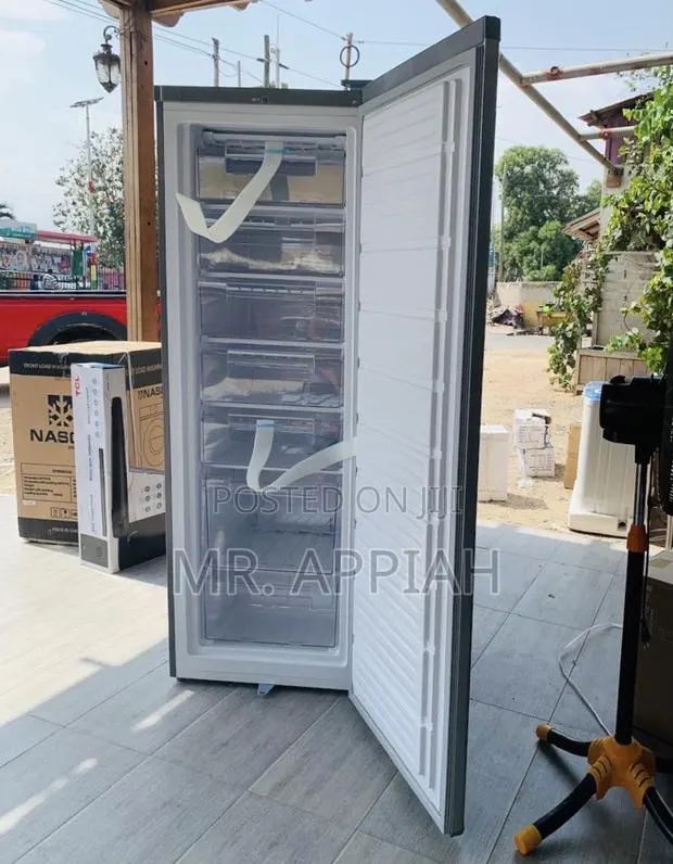 Check Out Nasco Single Door Upright Standing Freezer(Nasd1-33)Gray. · Photo 1