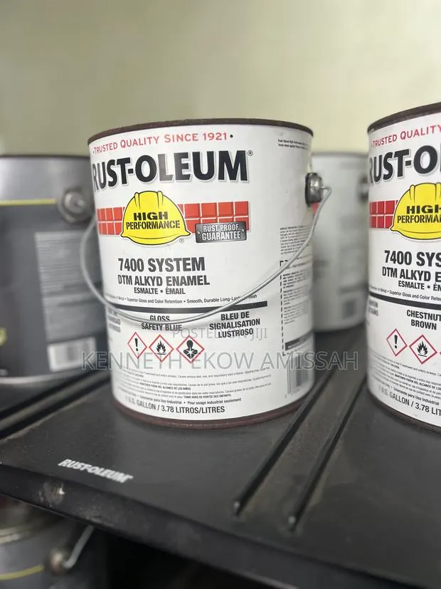 Anti Rust Paint Safety Blue · Photo 1