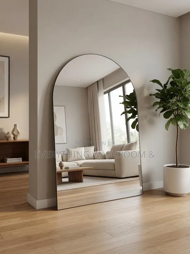 Arched 6ftx3ft Mirror_big Standing Mirror_modern Statement Mirror · Photo 1