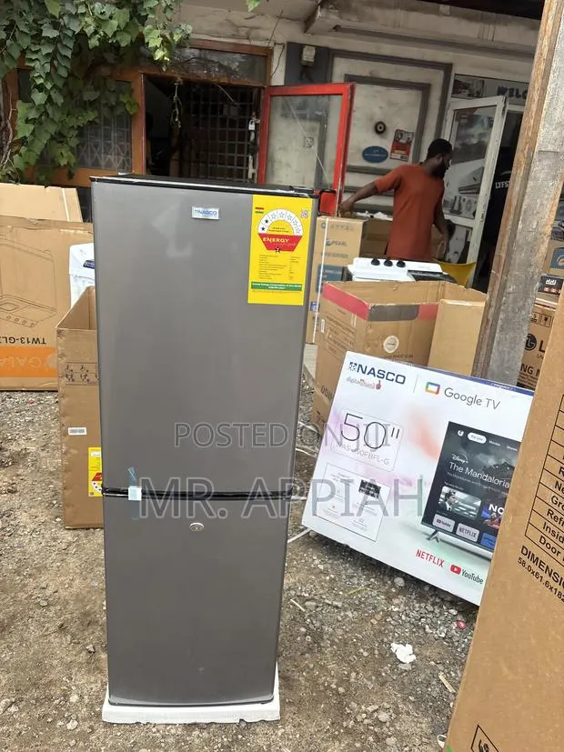 Order Adorable Nasco Nasd2-20fl Bottom Mount Freezer Fridge(Gray)158l · Photo 1
