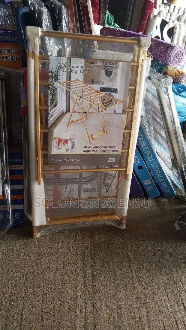 Gold Clothes Drying Rack · Photo 1