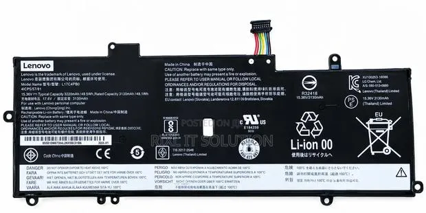 Original Lenovo X1 Carbon 7th/8th Gen 51Wh Laptop Battery 118C4P71 OEM · Photo 1