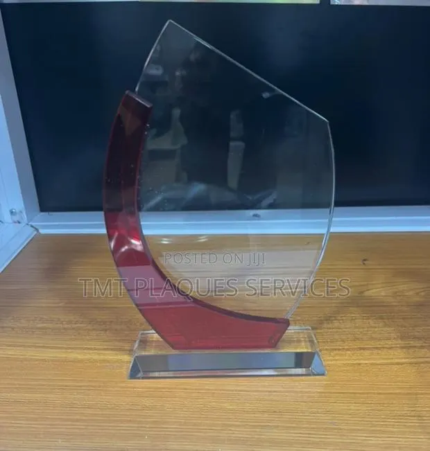 Red Crystal Plaque Available Now