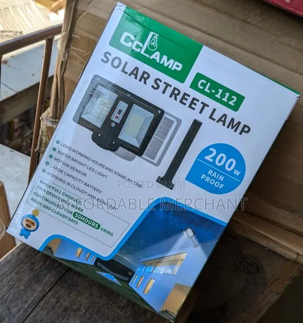 Powerful Solar Street Lamp (200w) · Photo 1