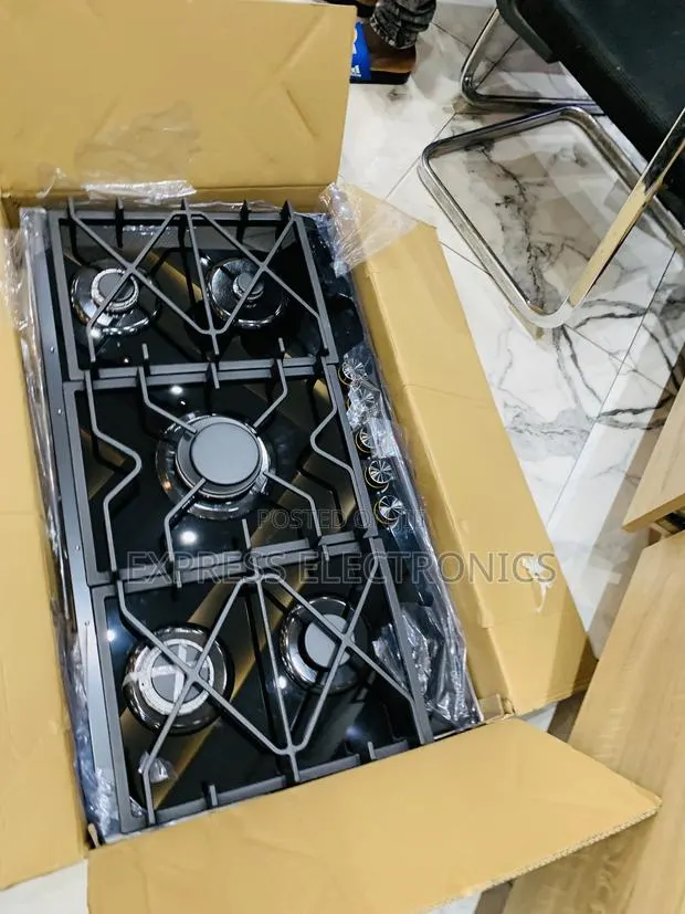 Get a New Kenwood Black Built in 90Cm 5burner Al Gas Cooer · Photo 1