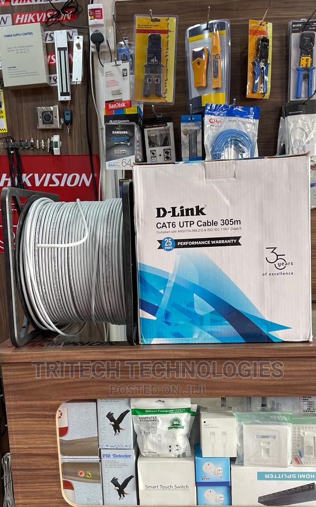 D-Link Cat-6 Utp Cable Roll 305 Meter - Networking Cable · Photo 1
