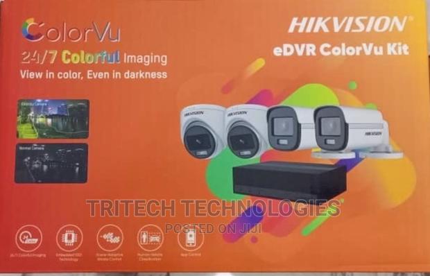 HIKVISION EDVR 4CH Complete Kit Full Color With SSD 512GB · Photo 1