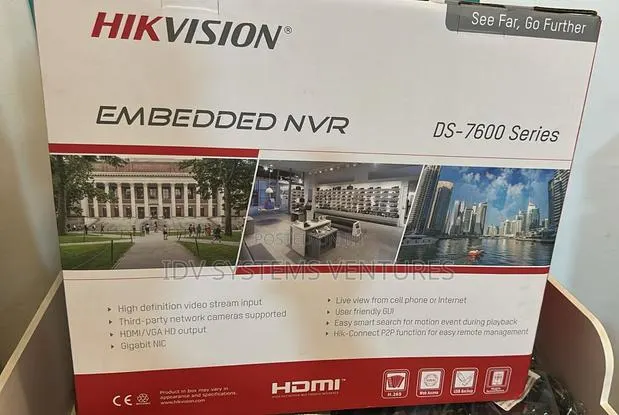 CCTV NVR Ds-7616ni-Q2/16p 16-Ch 1u 16 Poe NVR · Photo 1