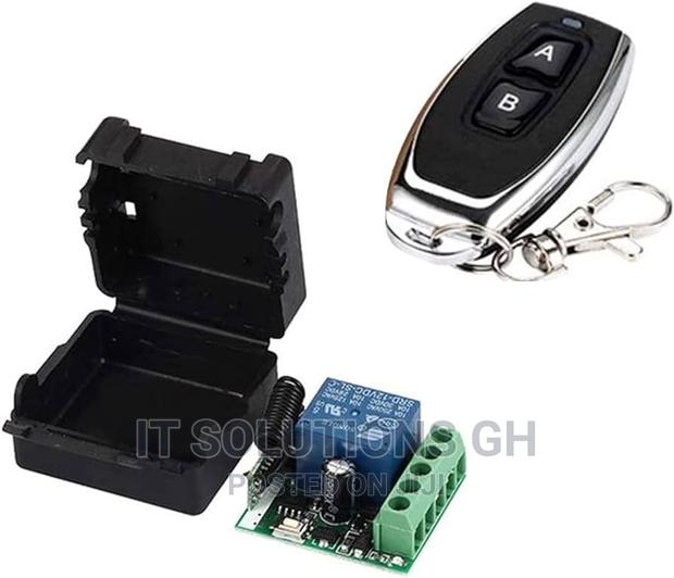 433mhz 12V 2 Channel Relay Module Wireless With RF Remote Co · Photo 1