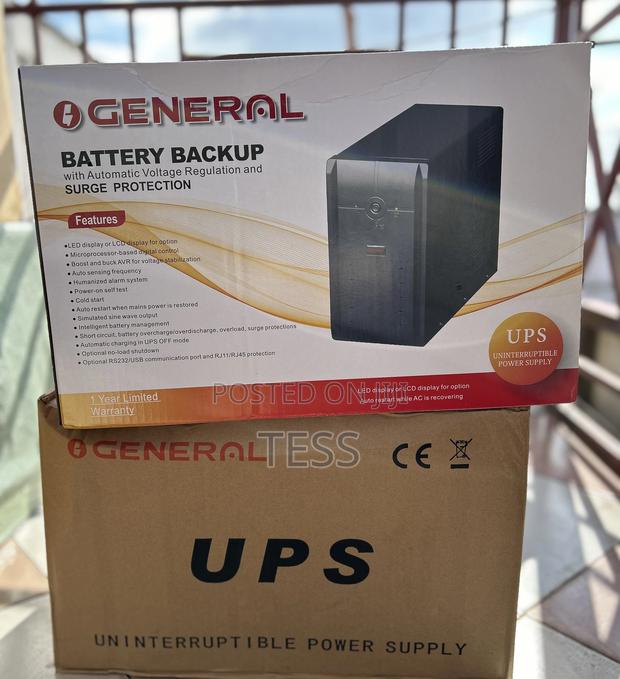 Ups 2000va General With Inbuilt (Avr) Contains 2 Batteries · Photo 1