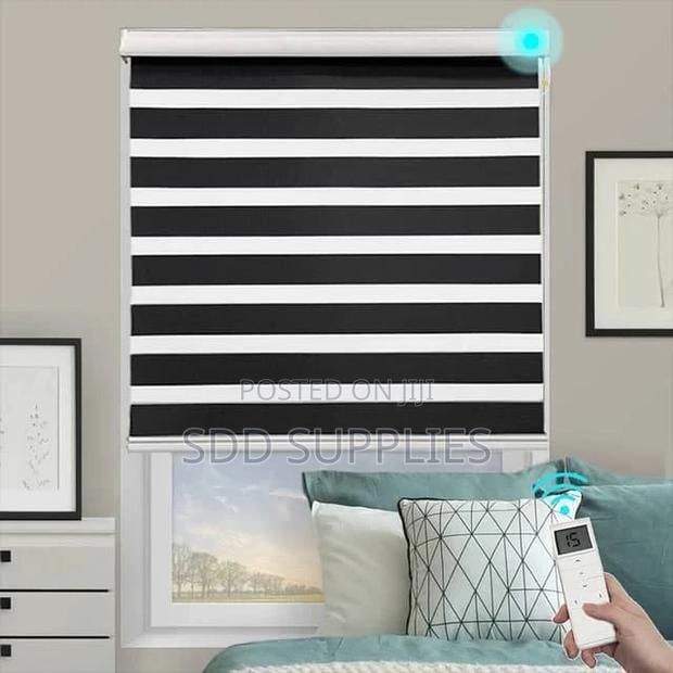 Customized Remote Control Window Blinds · Photo 1