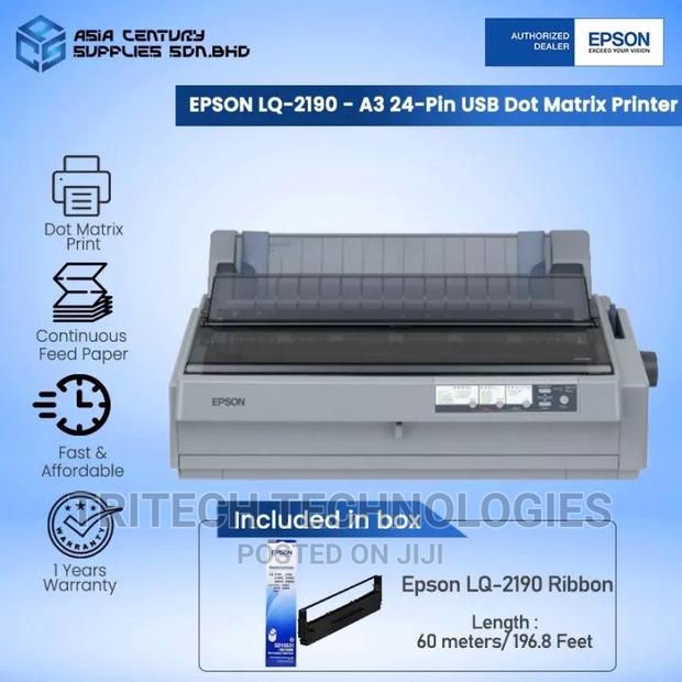 EPSON Lq-2190 Dot Matrix Printer · Photo 3
