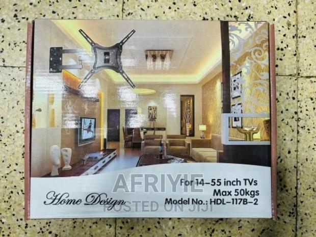 HDL-117b-2 Adjustable Tv Wall Mount - Black · Photo 1