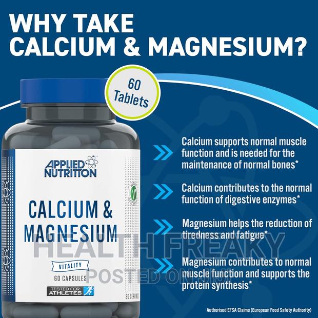 Calcium and Magnesium Healthy Bones Muscle Function · Photo 2