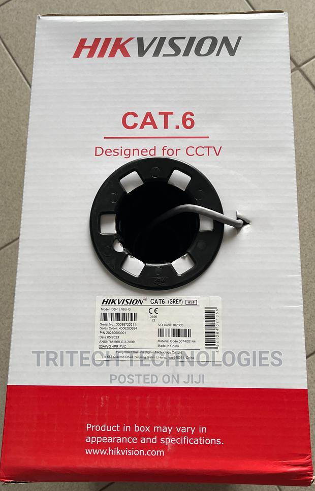 Hikvision CAT6 UP 305M Network Cable Solid Copper 24AWG · Photo 3