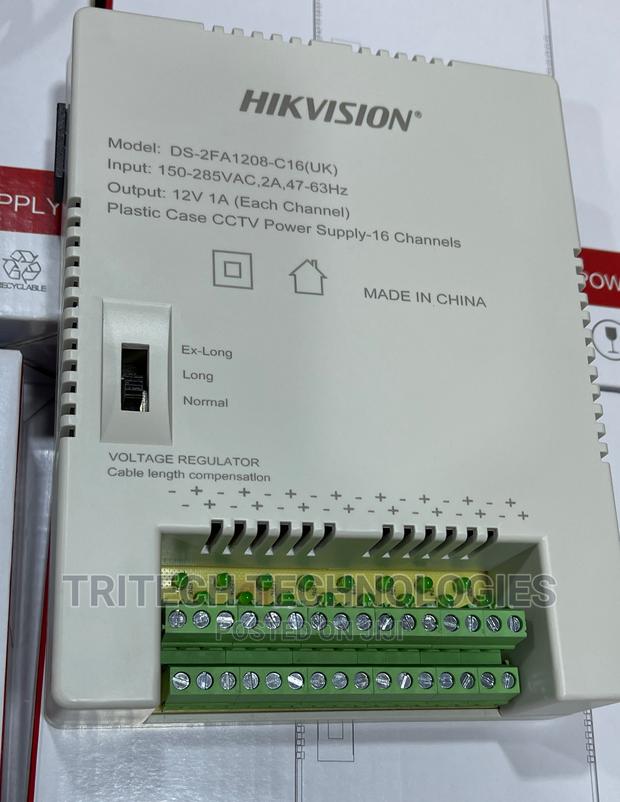 Hikvision Power Supply 20amps With Inbuilt Cooling Fan · Photo 2