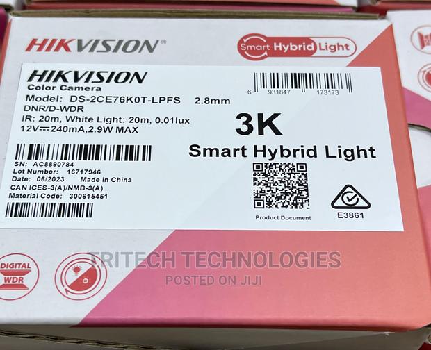 Hikvision Indoor 5mp Full Color With Sound Ds-2ce76kot-LPFS · Photo 3