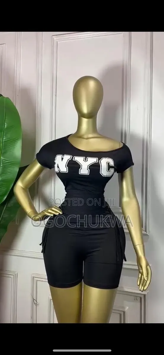 Brand New Black NYC 2-Piece Short Set · Photo 1