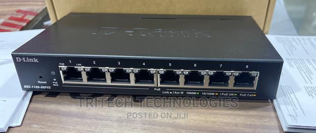 D-Link 8port Gigabit Poe Smart Managed Switch DGS-1100-08pv2 · Photo 2