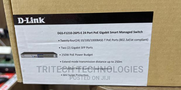 D-link 24port DGS-F1210-26PS-E Poe Smart Switch (Managed) · Photo 1