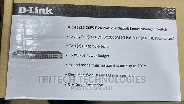 D-link 24port DGS-F1210-26PS-E Poe Smart Switch (Managed) · Photo 4