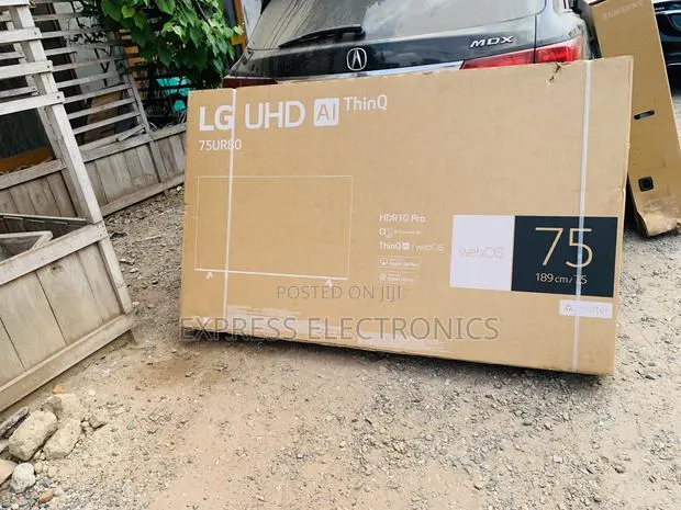 Newly Sealed in Box 75”Ur780 Glossy Slim Television · Photo 1