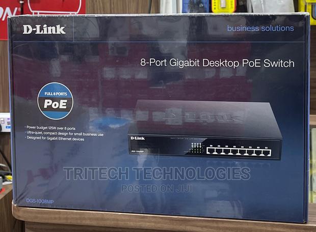 D-Link 8port Gigabit Mix POE Switch DGS-1008MP · Photo 1