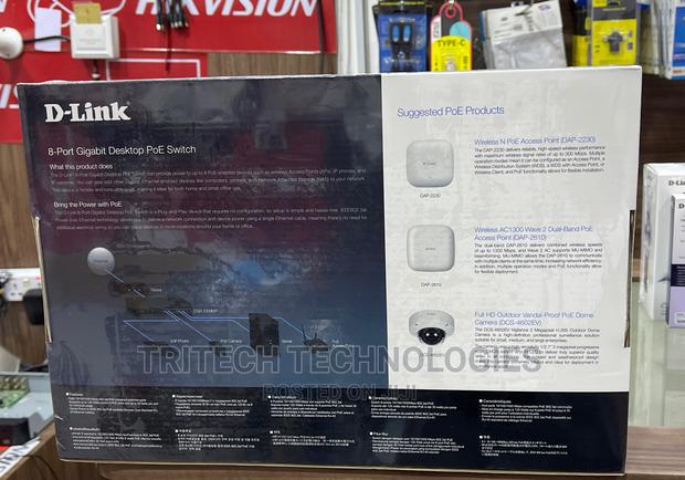 D-Link 8port Gigabit Mix POE Switch DGS-1008MP · Photo 2