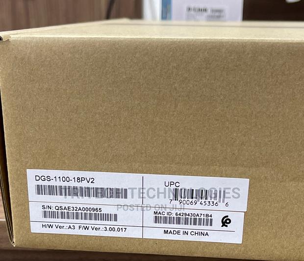 D-Link 24port Gigabit POE Smart Managed Switch DGS-1100-24PV · Photo 3
