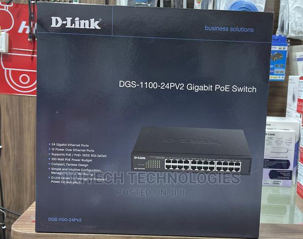 D-Link 24port Gigabit POE Smart Managed Switch DGS-1100-24PV · Photo 2