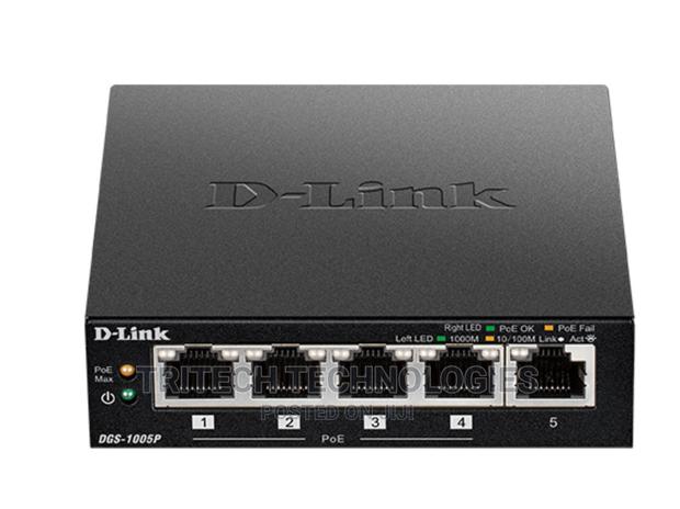 D-Link 5port Desktop Gigabit POE Switch DGS-1005P · Photo 3