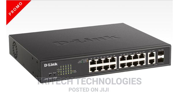 D-Link 18port Gigabit Managed POE Switch With Poe and 2 SFP · Photo 1