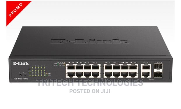 D-Link 18port Gigabit Managed POE Switch With Poe and 2 SFP · Photo 2