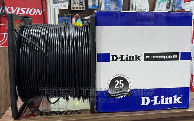 D-Link NCB-CUBLKR-305 CAT 6 UTP Outdoor Cable With FR PVC · Photo 1