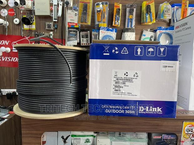 D-Link NCB-C6foblr-305 FTP PVC/ Uv Outdoor 23awg 305m Cat6 · Photo 1
