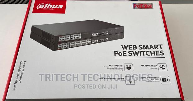 Dahua 16port 1000mbps + 2port Gigabit Managed Poe Switch · Photo 1