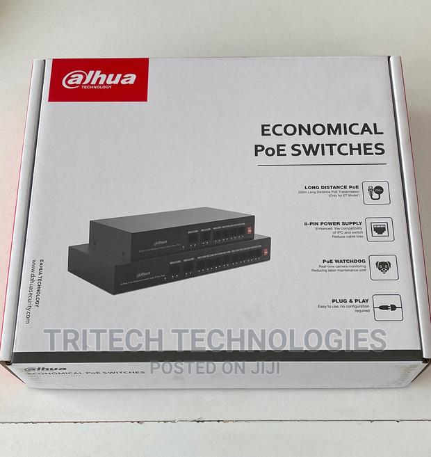 Dahua 8port With 2 Uplink Poe Switch (Pf3010-8et-65) · Photo 1