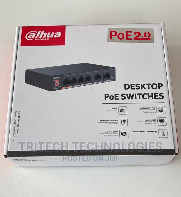 Dahua 4port Gigabit With 2 Uplink Unmanaged Desktop Switch · Photo 1