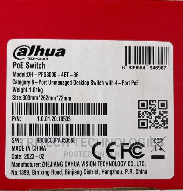 Dahua 4port Poe Switch With 2port Uplink · Photo 2