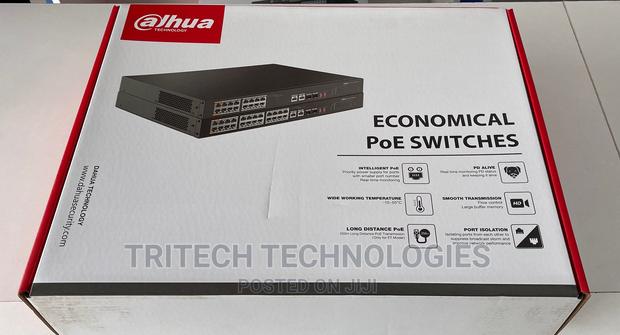 Dahua 16port Gigabit Poe Intelligent Switch + 2 Uplink +2sfp · Photo 1