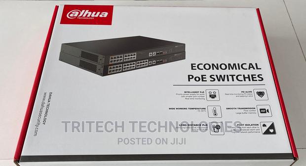 Dahua 24port Poe Intelligent Switch +2 Uplink +2 SFP · Photo 1